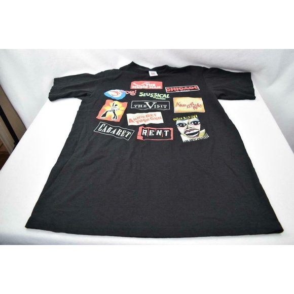 Broadway Musicals T-Shirt One Size Fits Most Black - Picture 1 of 6
